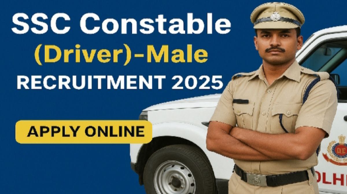 SSC Constable Driver-Male Recruitment 2025