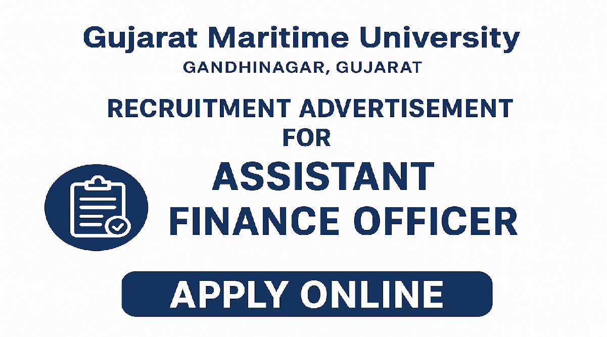 Gujarat Maritime University Recruitment 2025