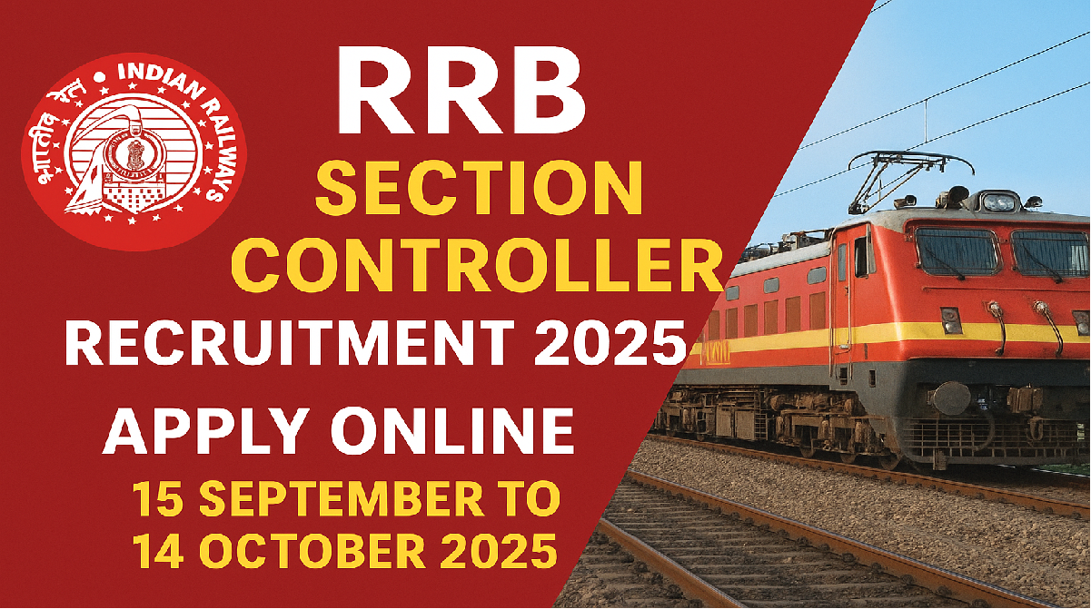 RRB Section Controller Recruitment 2025