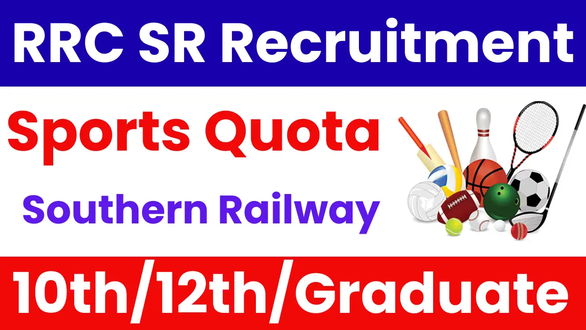 RRC SR Sports Quota Recruitment 2025