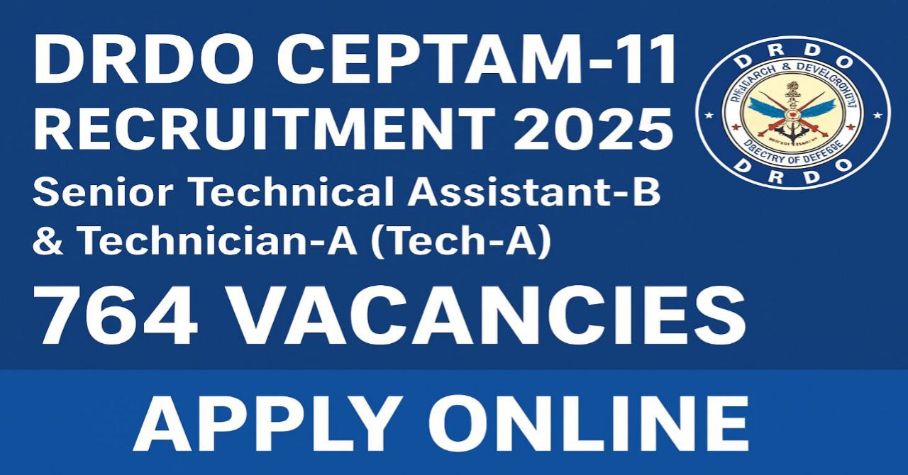 DRDO CEPTAM Recruitment 2025