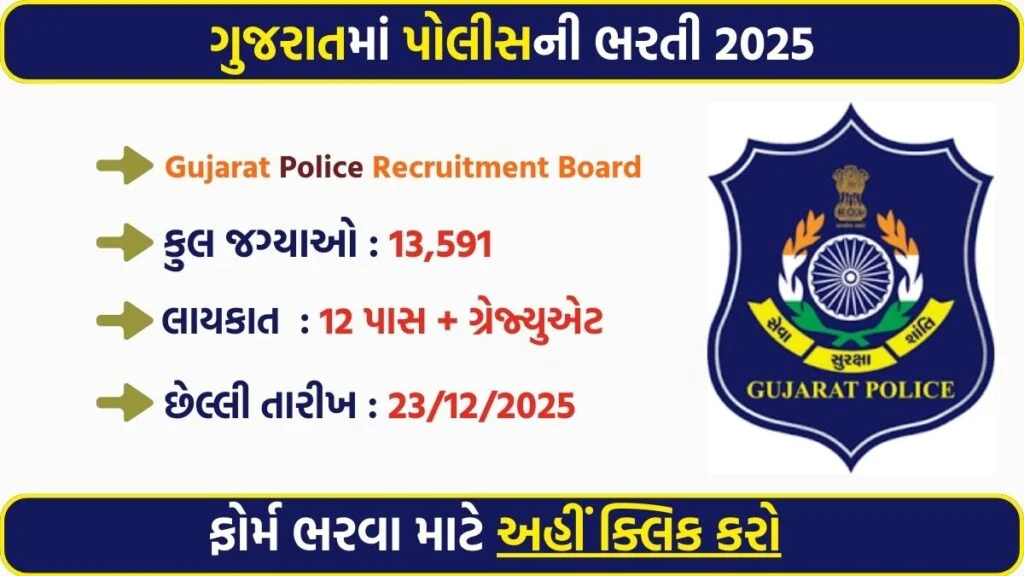 Gujarat Police Recruitment 2025
