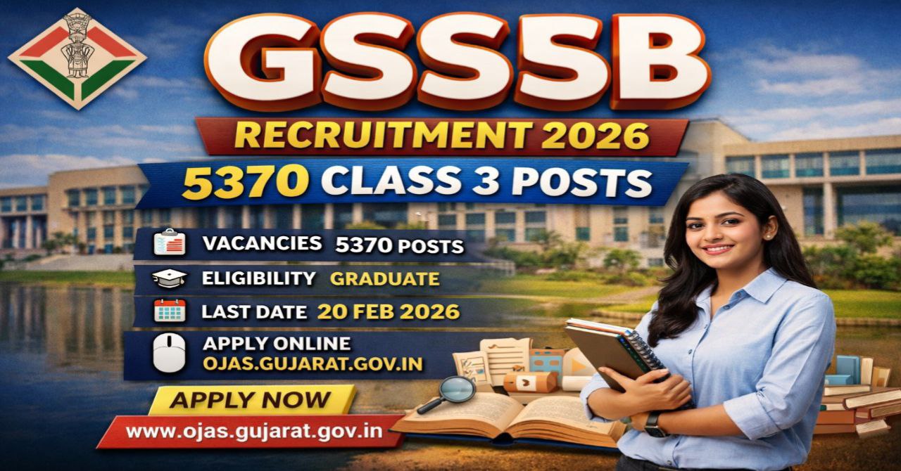 GSSSB Class 3 Recruitment 2026
