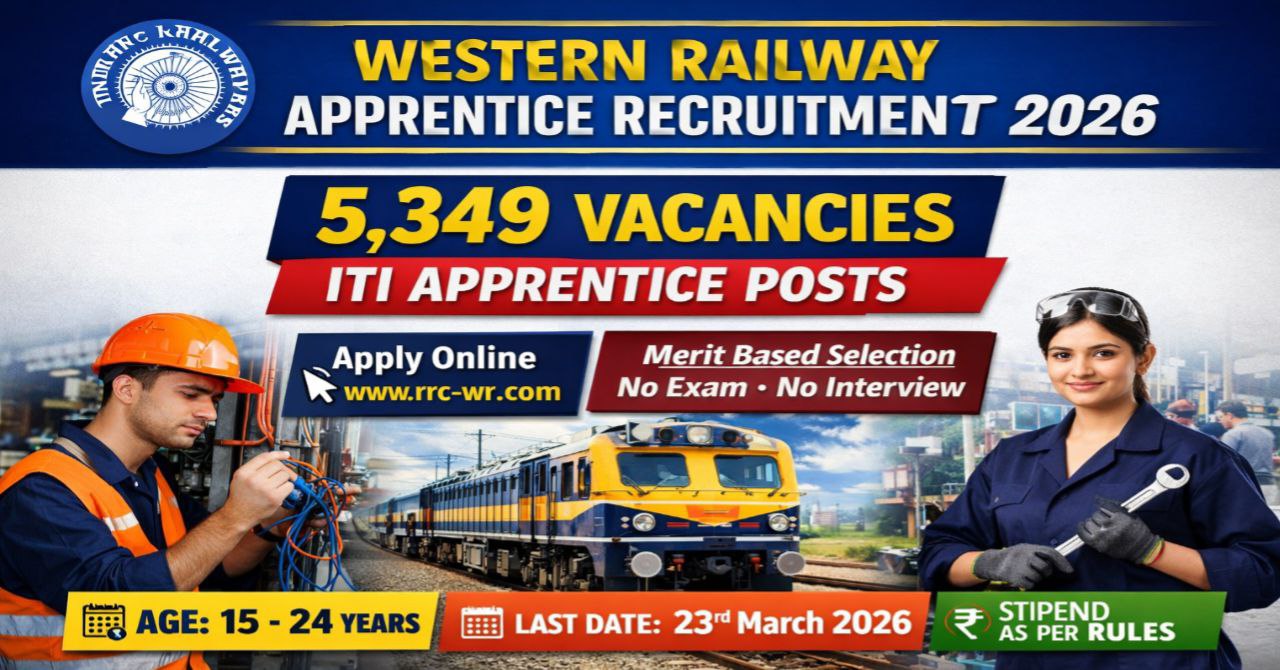 Western Railway Apprentice Recruitment 2026